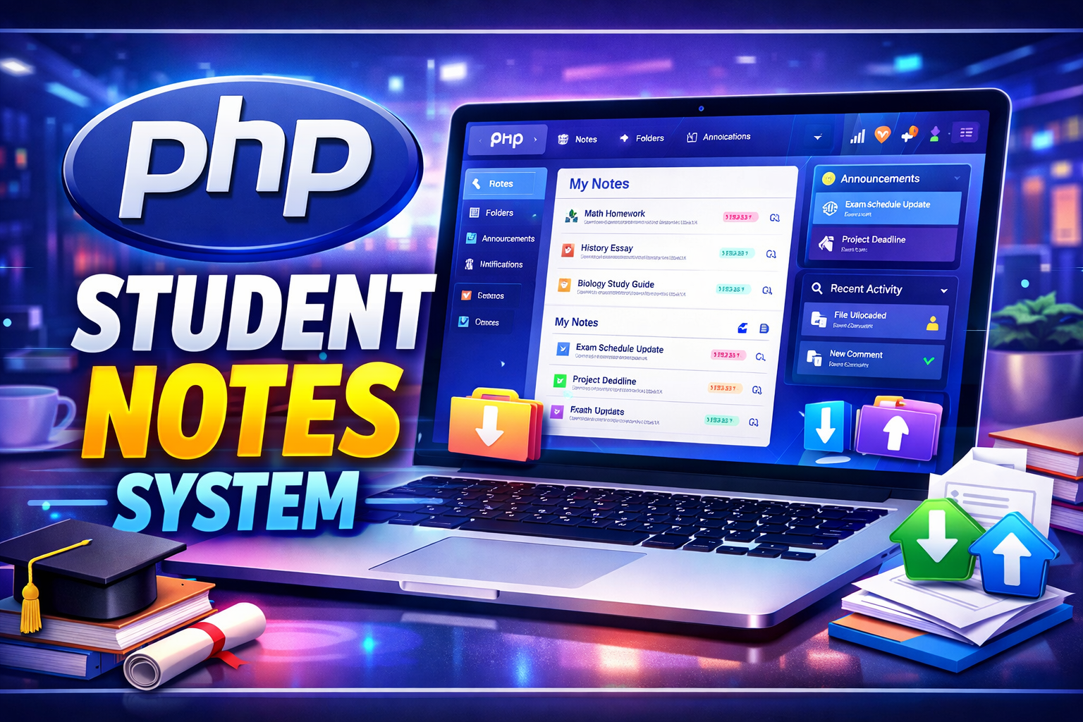 Students Notes Management System