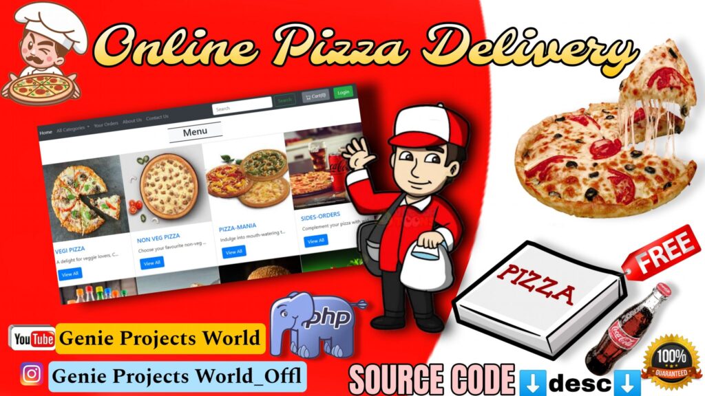 Online Pizza Ordering System Project with Source Code